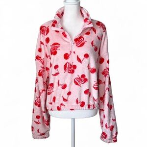 Cherry Coca-Cola Fleece Pullover